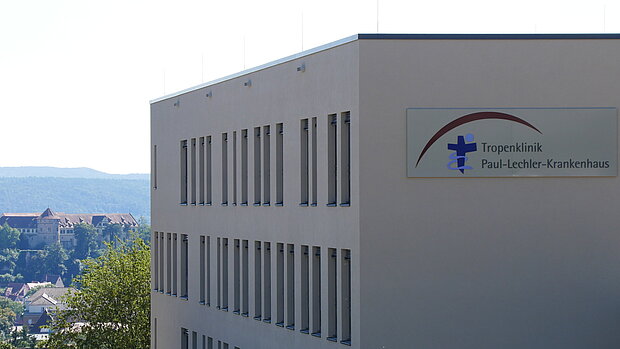 Tropenklinik Paul-Lechler-Krankenhaus Blick auf die Tropenklinik Paul-Lechler-Krankenhaus und Tübingen
