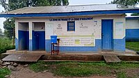Gebäude für Triage und Isolation